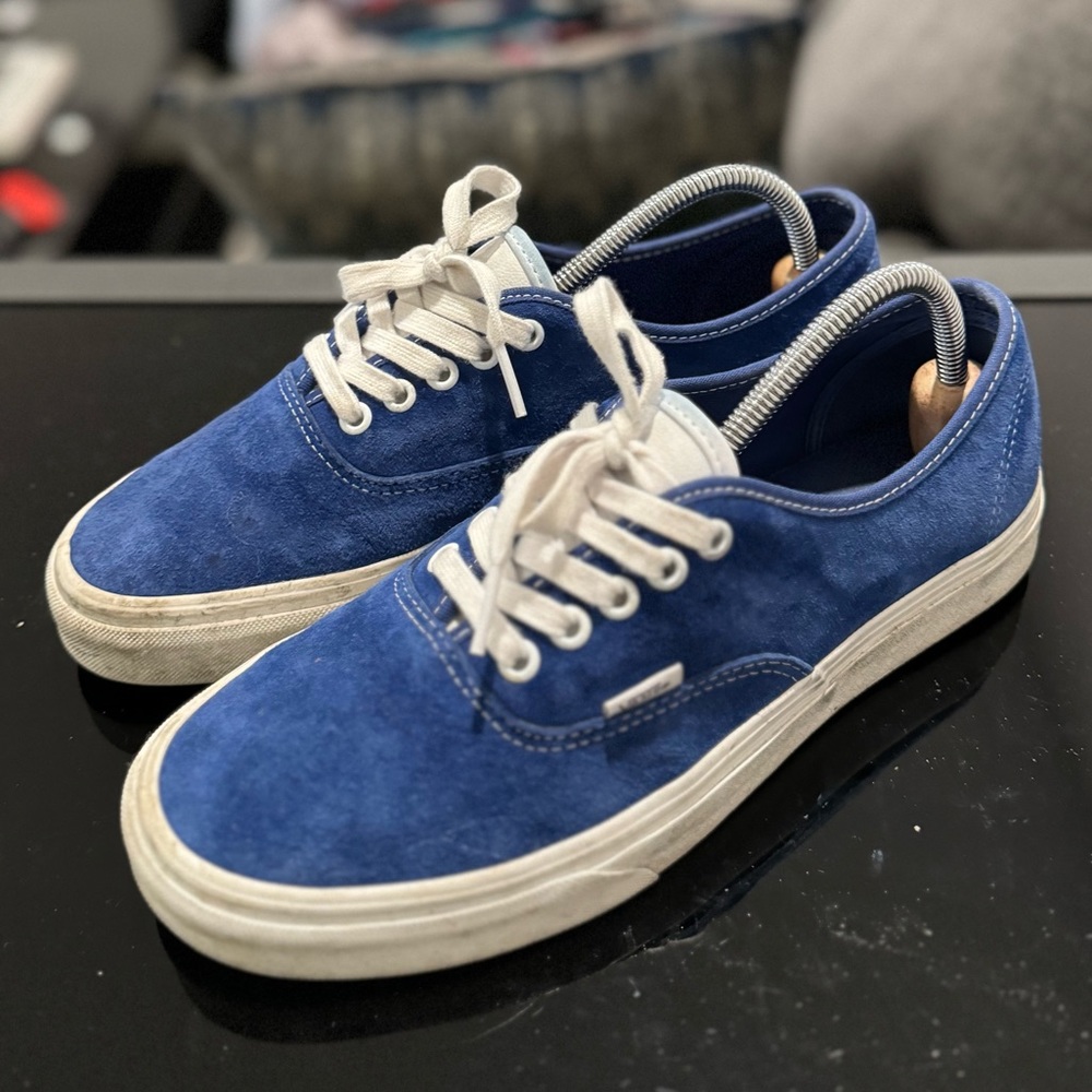 Vans Authentic Heiq Eco-Dry DuPont in Suede Blue - Men’s (9.5)